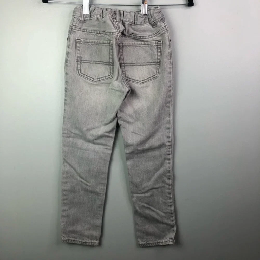 Boys gray skinny jeans Sz 8 - Picture 5 of 8